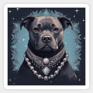 Vintage Staffy Sticker